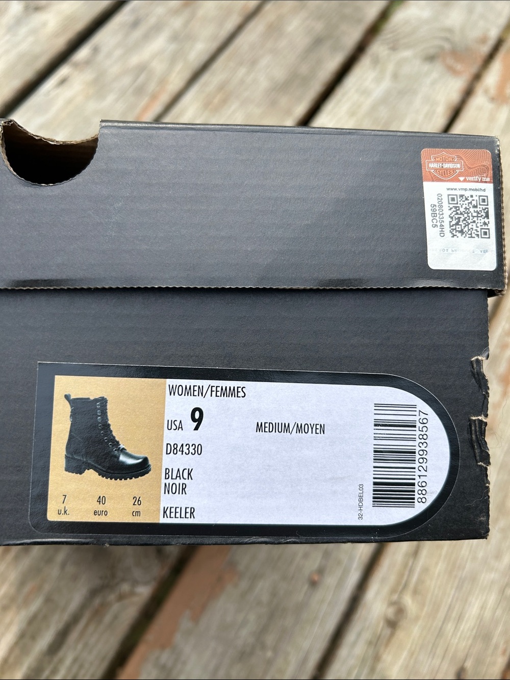 Harley-Davidson Black Women's Combat Moto Boots - Picture 7 of 8